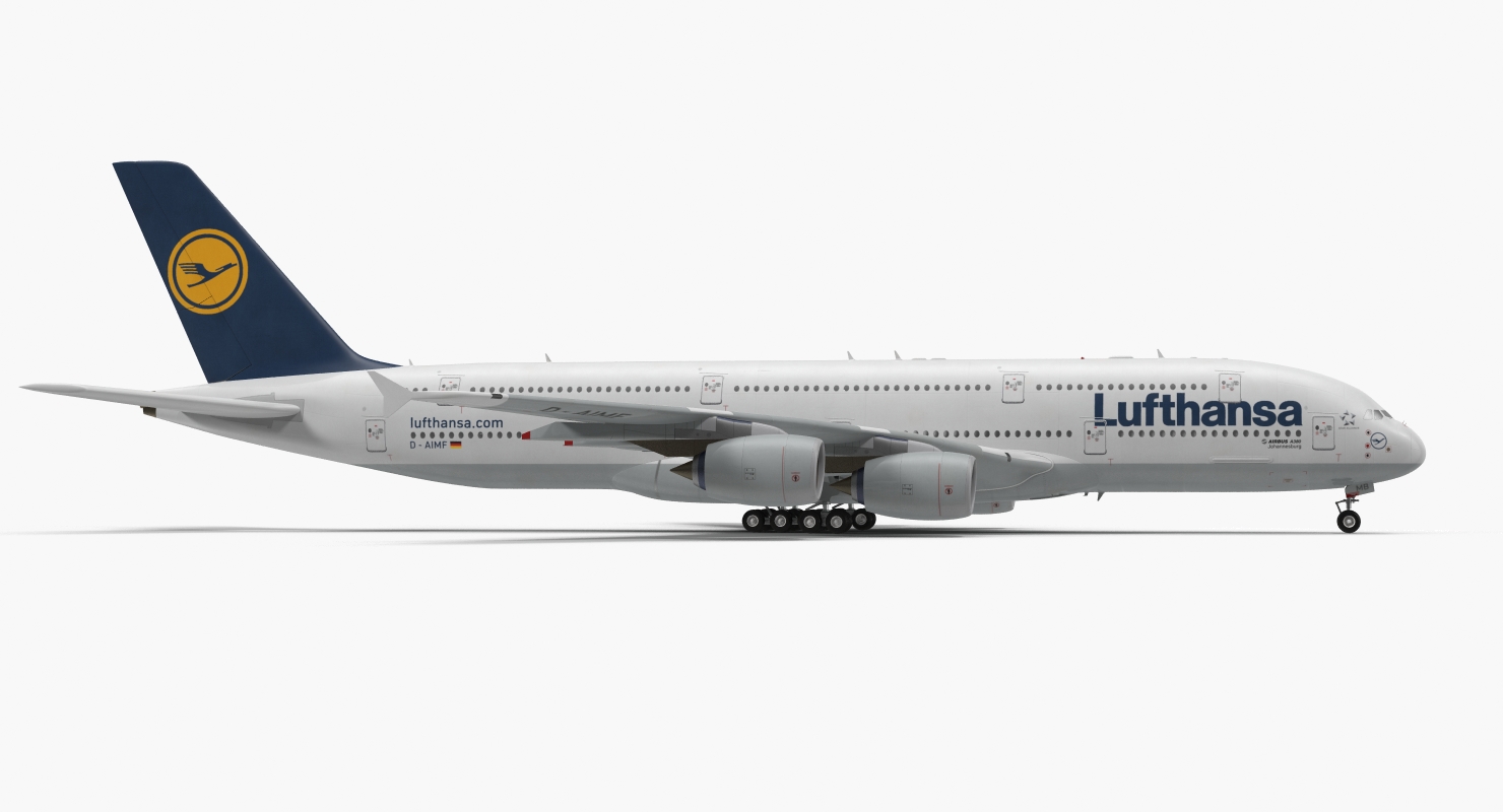 Airbus A380 1000 Air France 3D